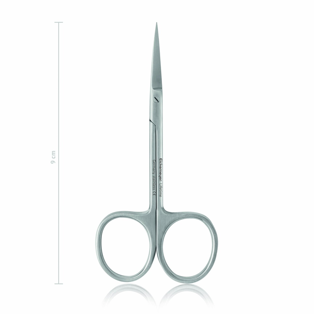 [110609] Irisschere, 9 cm, fein, gerade, sp/sp