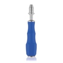 Manche de tournevis HEX canulation 2.9, bleu, tige AO 