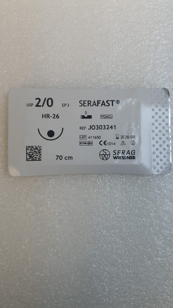 Serafast EP 3, USP 2/0 ago tondo