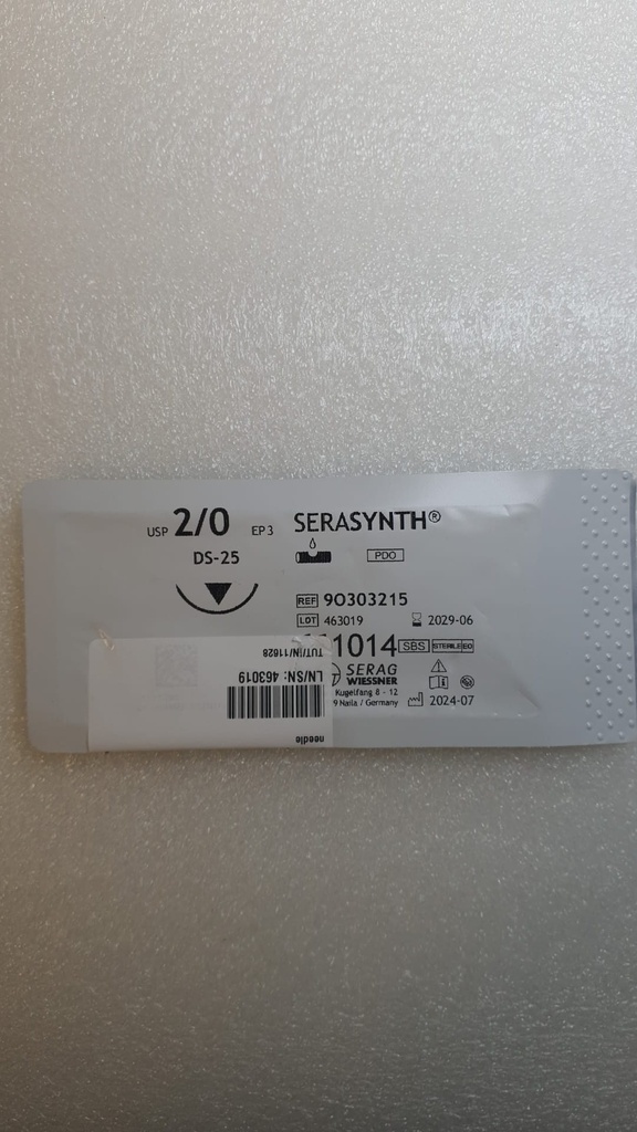 Serasinth EP3, USP 2/0 Aiguille à coupe inversée 