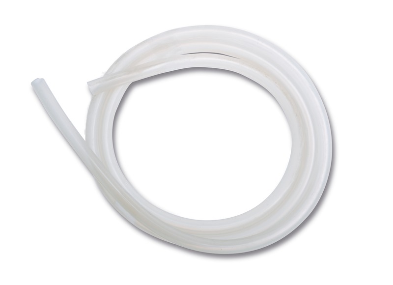 Tuyau en silicone DE 6 mm, DI = 4 mm, longueur 1,0 m.