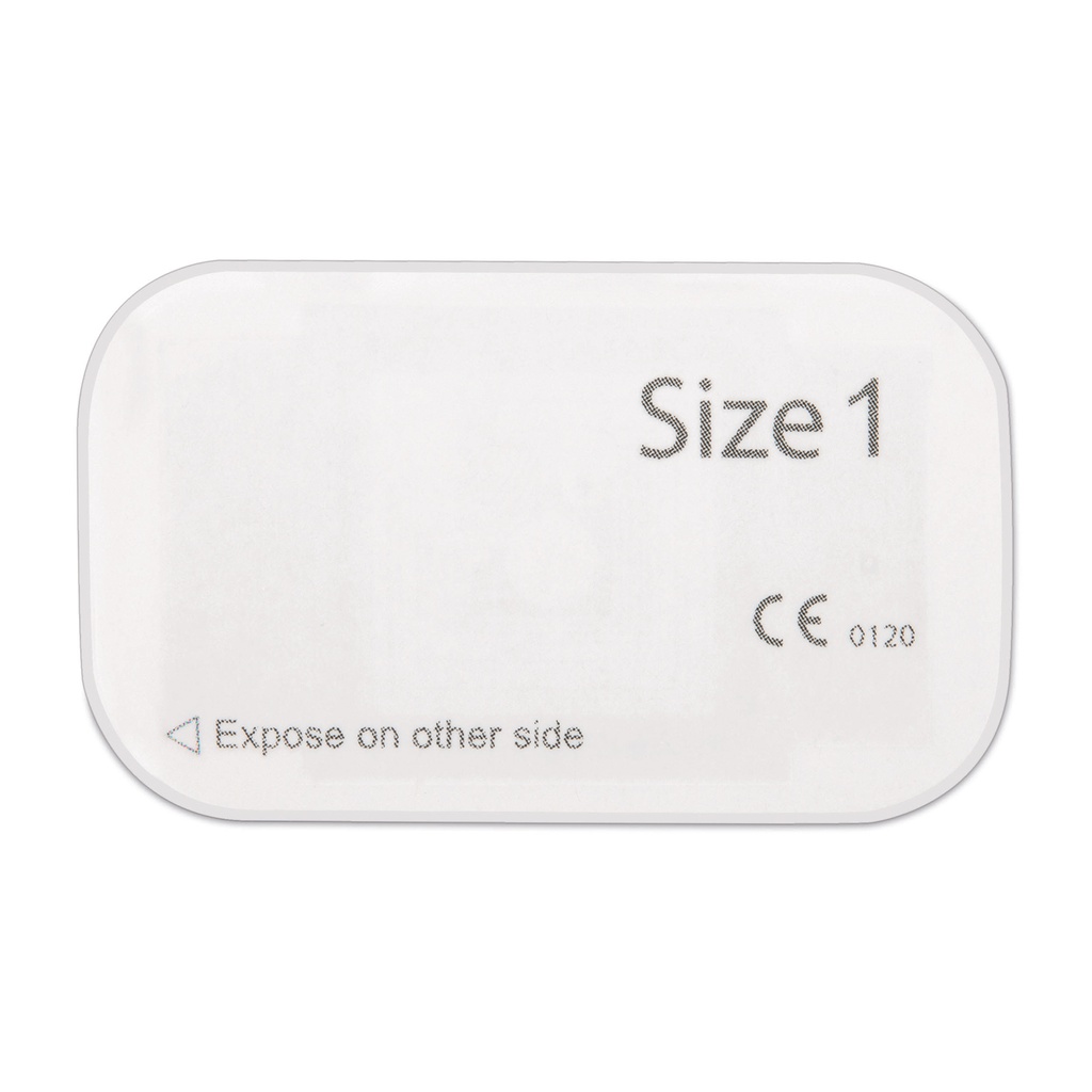 [70803103] Røntgenplade/folie Str. 1, 24 x 40 mm, 4 stk. til DigiVet CR/ PLUS/PREMIUM