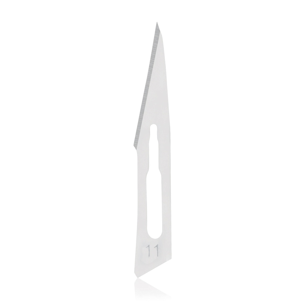 [98100711] Lame de scalpel standard, Fig. 11, stérile, paquet de 100