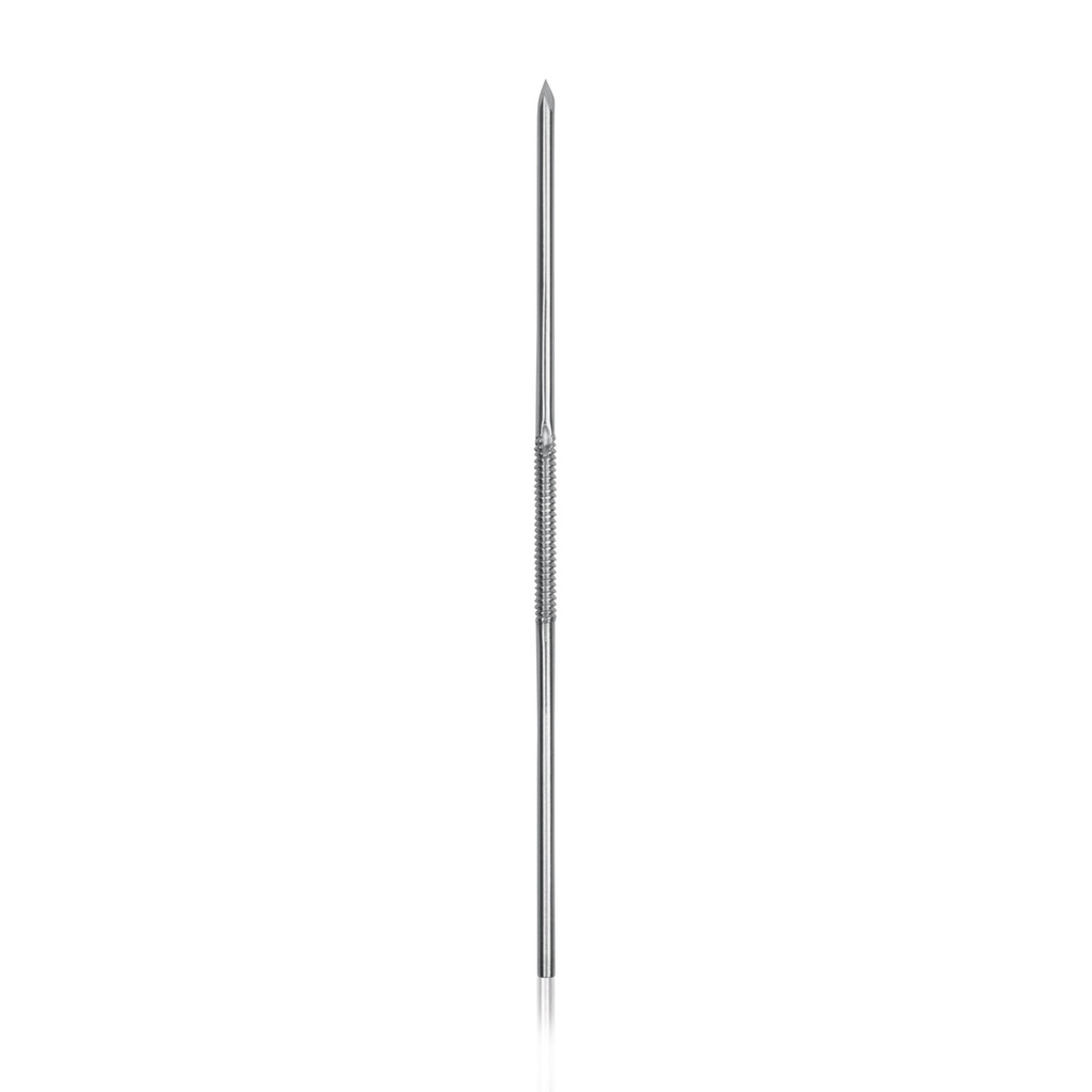 [180592] Steinmann-Nagel D= 2 mm mit aufge- setztem Gewinde "Centerface" (mittig) 
