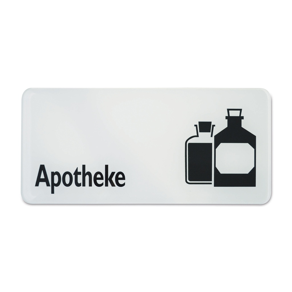 [910045] Targhetta in plexiglas "Farmacia", 30 cm x 13,5 cm
