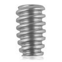 Vis à interférence en titane, forme canon, 2,9/Ø6,0/10,0 mm, HEX 2,5, argent