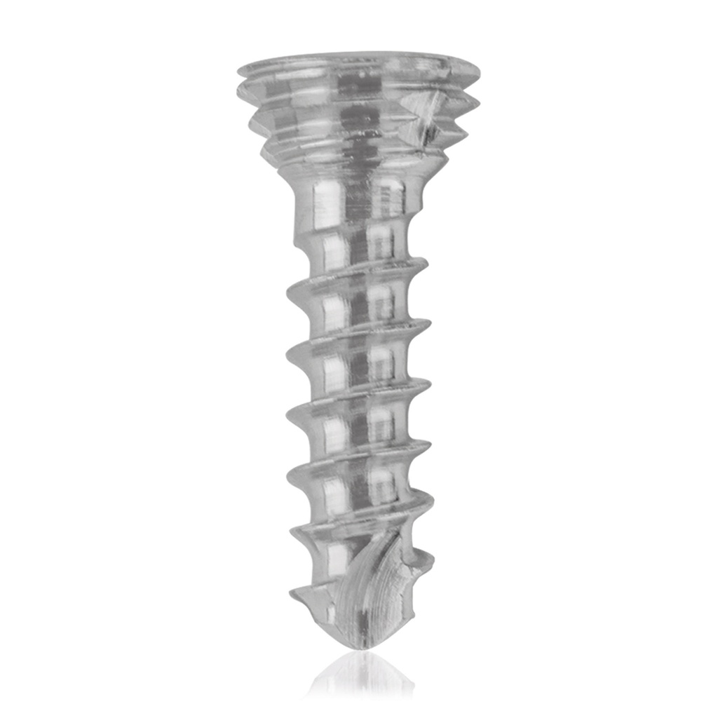 [185521] Titanium låseskrue Ø 1.7x 8 mm mulitdirektional, sølvfarvet, torx 6 selvskærende