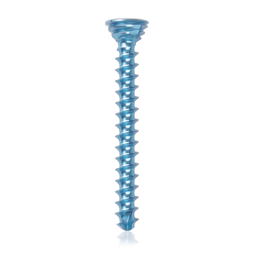 [185542] Titan-Verriegelungsschraube Ø2.7x 24 mm,multidirektional, blau, Torx 10, selbstschneidend, selbstbohrend