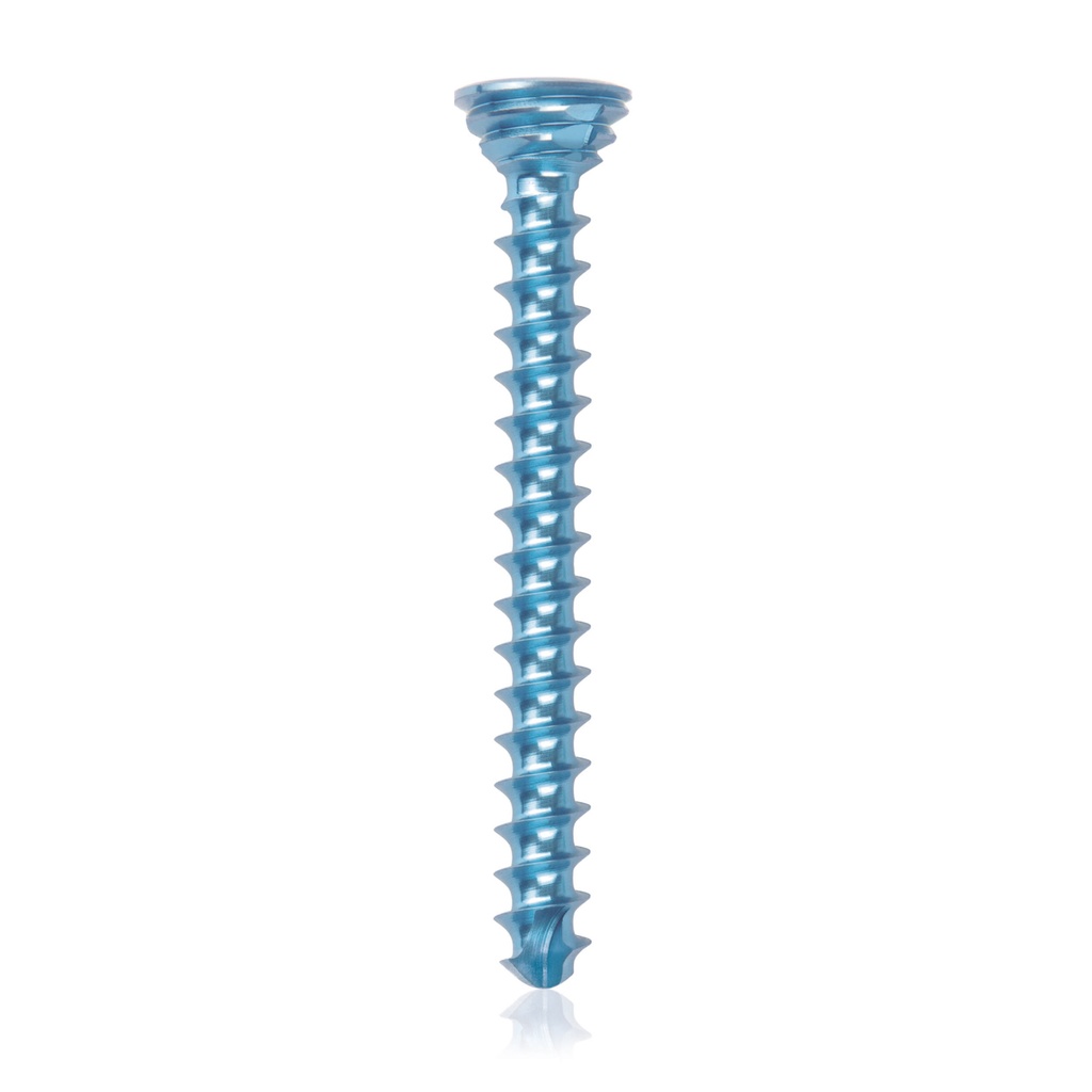 [185543] Titan-Verriegelungsschraube Ø2.7x 26 mm, multidirektional, blau, Torx 10, selbstschneidend, selbstbohrend