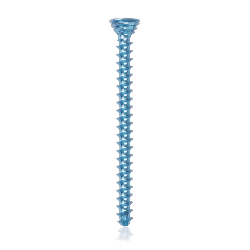 [185601] Titan-Verriegelungsschraube Ø2.7x 34 mm,  multidirektional, blau, Torx 10, selbstbohrend, selbsschneidend