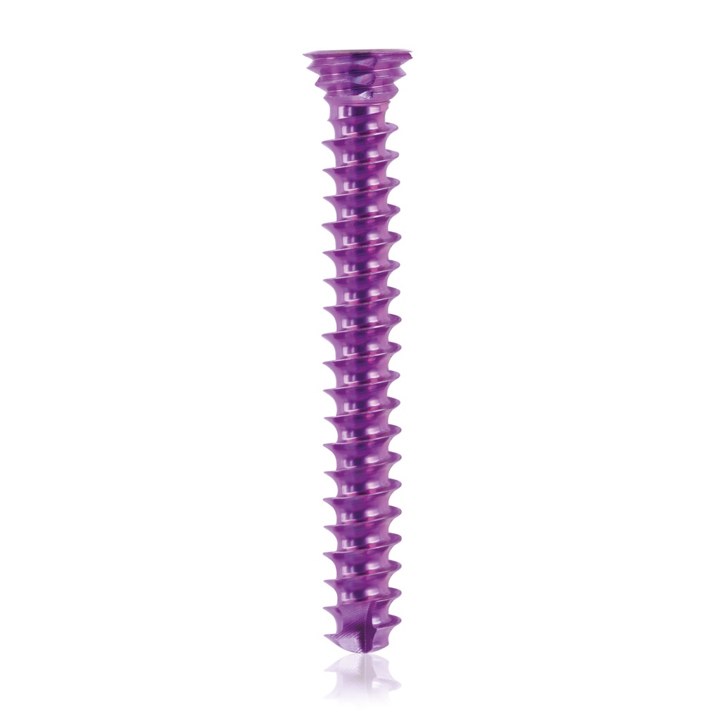 [185578] Titan-Verriegelungsschraube Ø3,5x 26 mm,  multidirektional, magenta, Torx 10, selbstbohrend, selbsschneidend