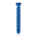 Titán zárócsavar Ø4,0 × 24 mm, szögstabil, többirányú, kék, Torx 10, önfúró, önmetsző