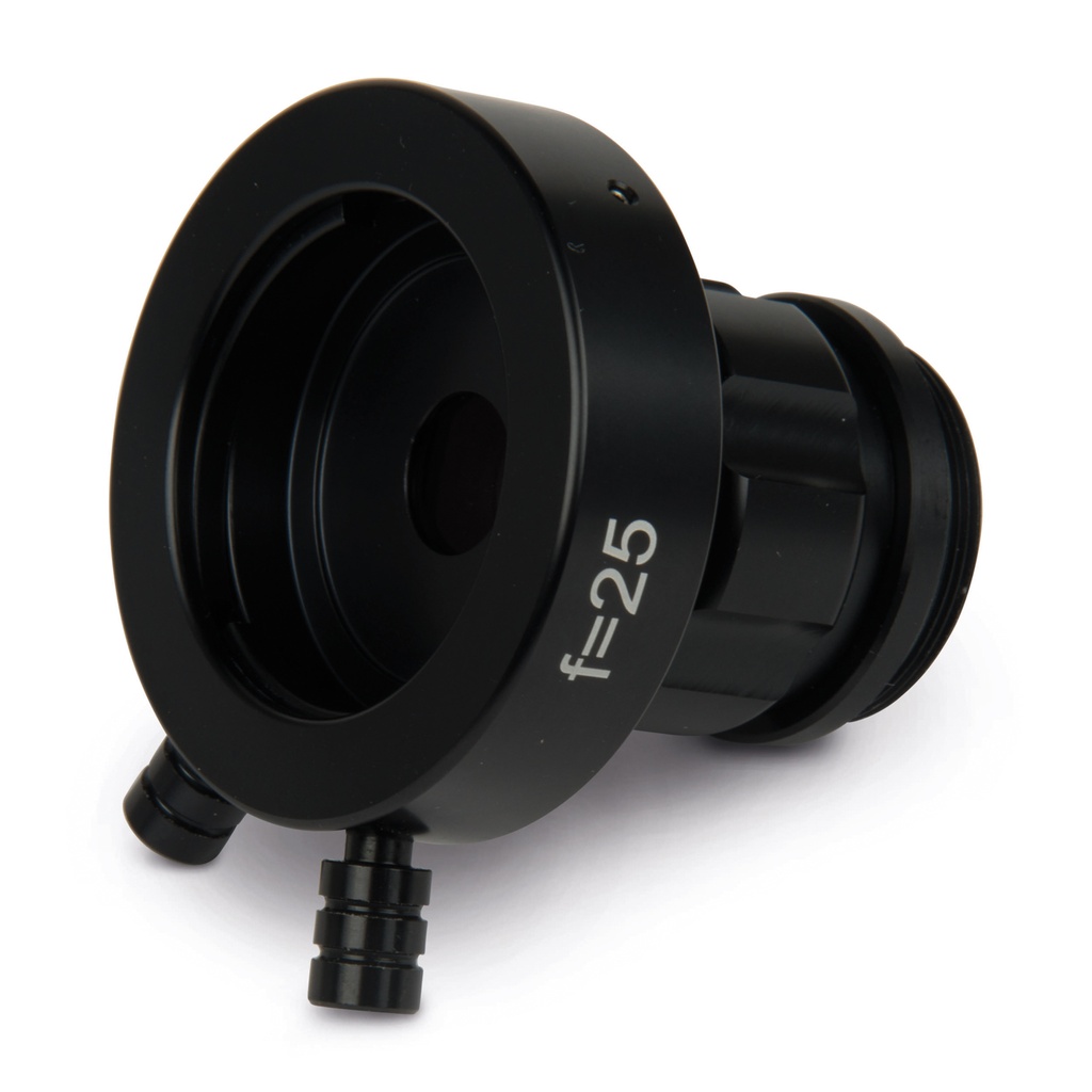 Adaptateur de mise au point TV, avec filetage à monture C, distance focale F = 25 mm