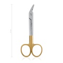 Universalschere, 12 cm, TC, für weichen Knochendraht 