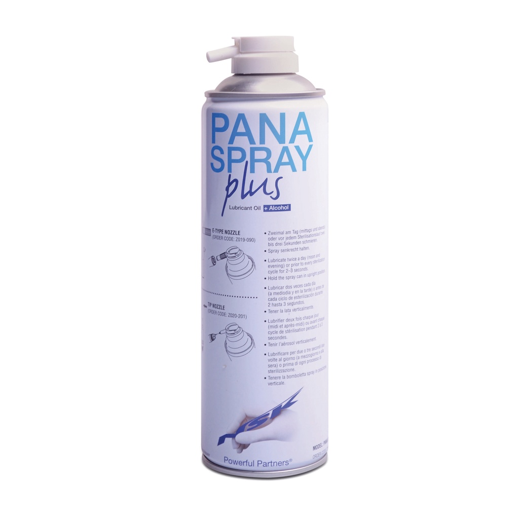 [174010] Spray universel pour l'entretien des pièces à main et des pièces d'angle, sans adaptateur à vis, 500 ml