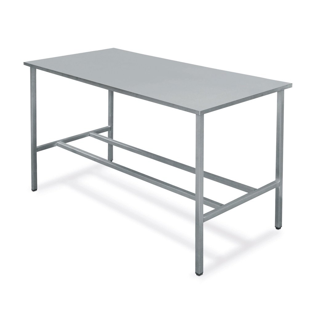 Table de consultation Version tout inox: Plateau inox Cette table est livrée démontée.