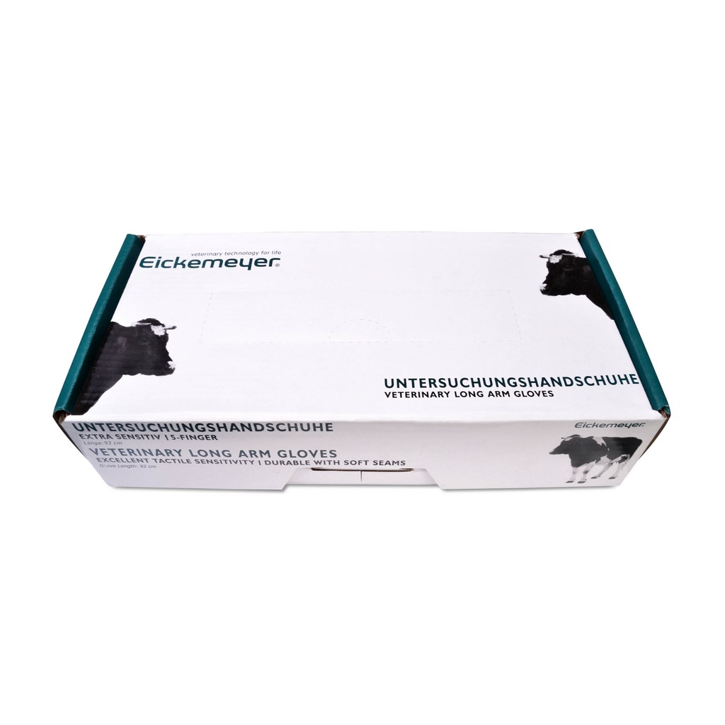 EICKEMEYER® gants d'examen 5 doigts, super sensibles, résistants, paquet de 100, longs