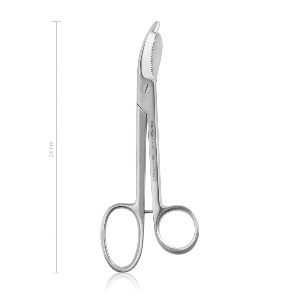[123224] Forbici BRUNS, 24 cm, seghettate