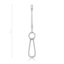 Ecarteur Volkmann, 22 cm, 2-dents mousse, 9 x 8 mm