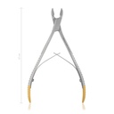 Pinza taglia denti per roditori, doppia molla, 17 cm, TC