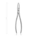 Witzel-féle fogászati fogó, 166-os típus, 15 cm, keskeny pofákkal
