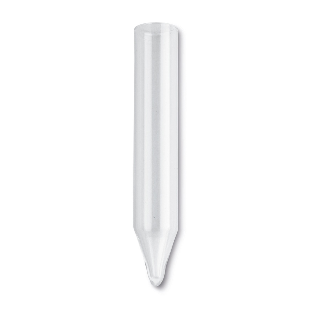 Verre p. centri.15 ml, avec par-terre pointu pour sédiment urinaire