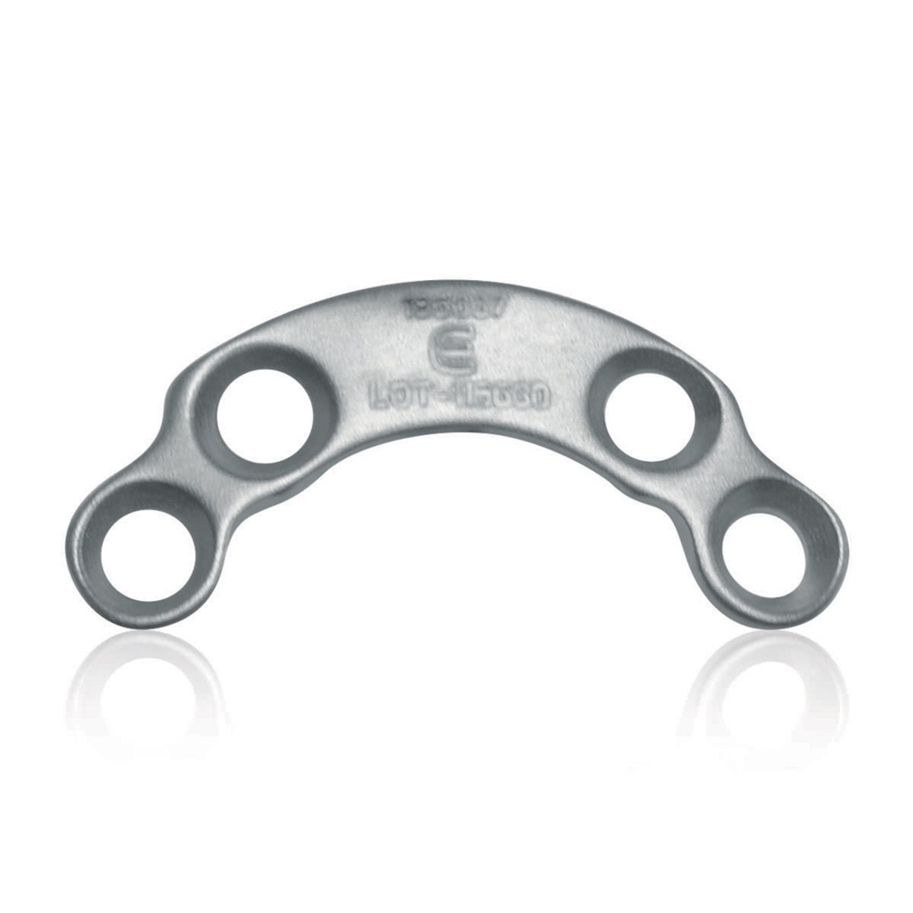 [186042] Placca per acetabolo D= 3,5 mm, 6 fori, 2.0 x L 42mm