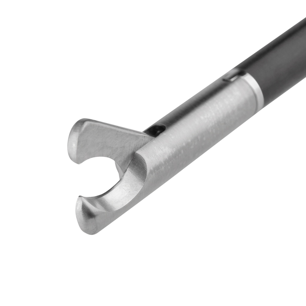 Ciseaux gammée pour suture avec raccordement pour la coagulation unipole Manches en matière plastique sans