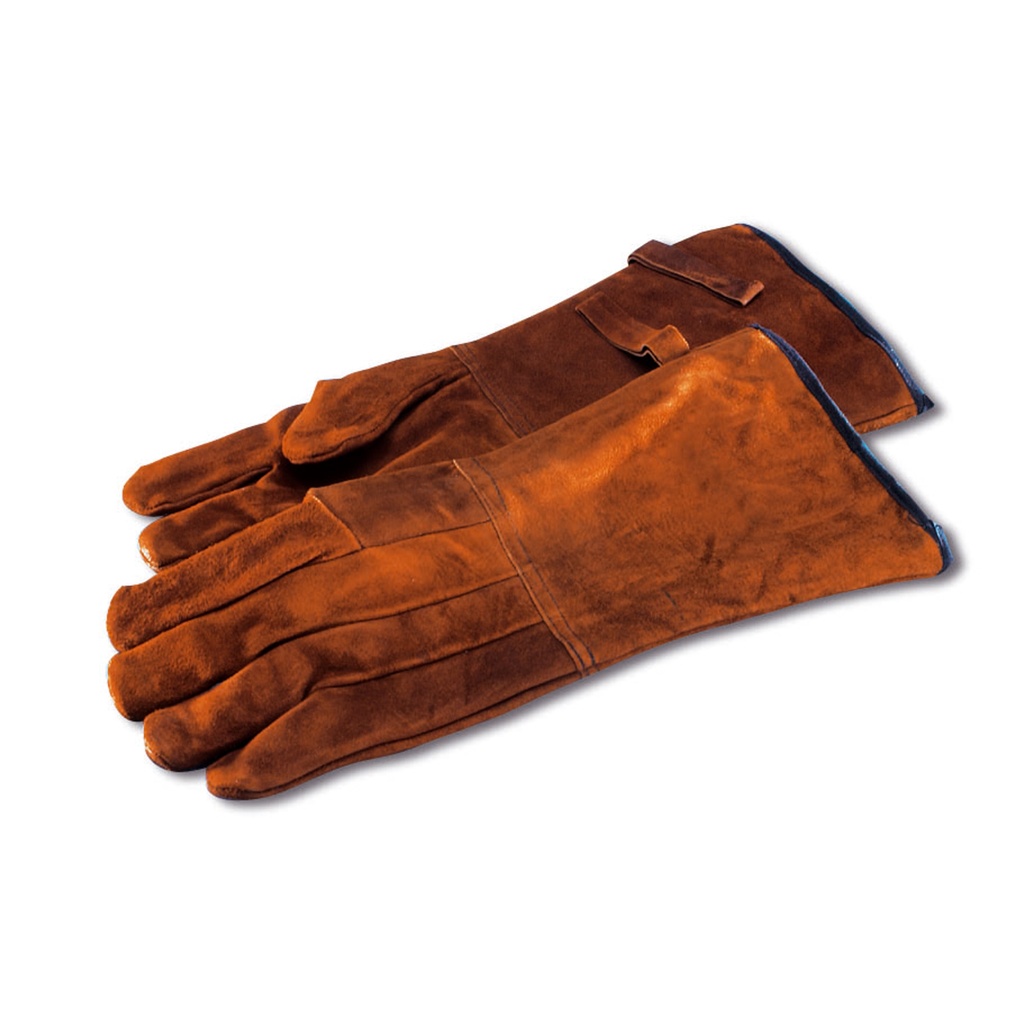 Gants de protection en cuir résistant, doublés, paire, imprimés, 30 cm