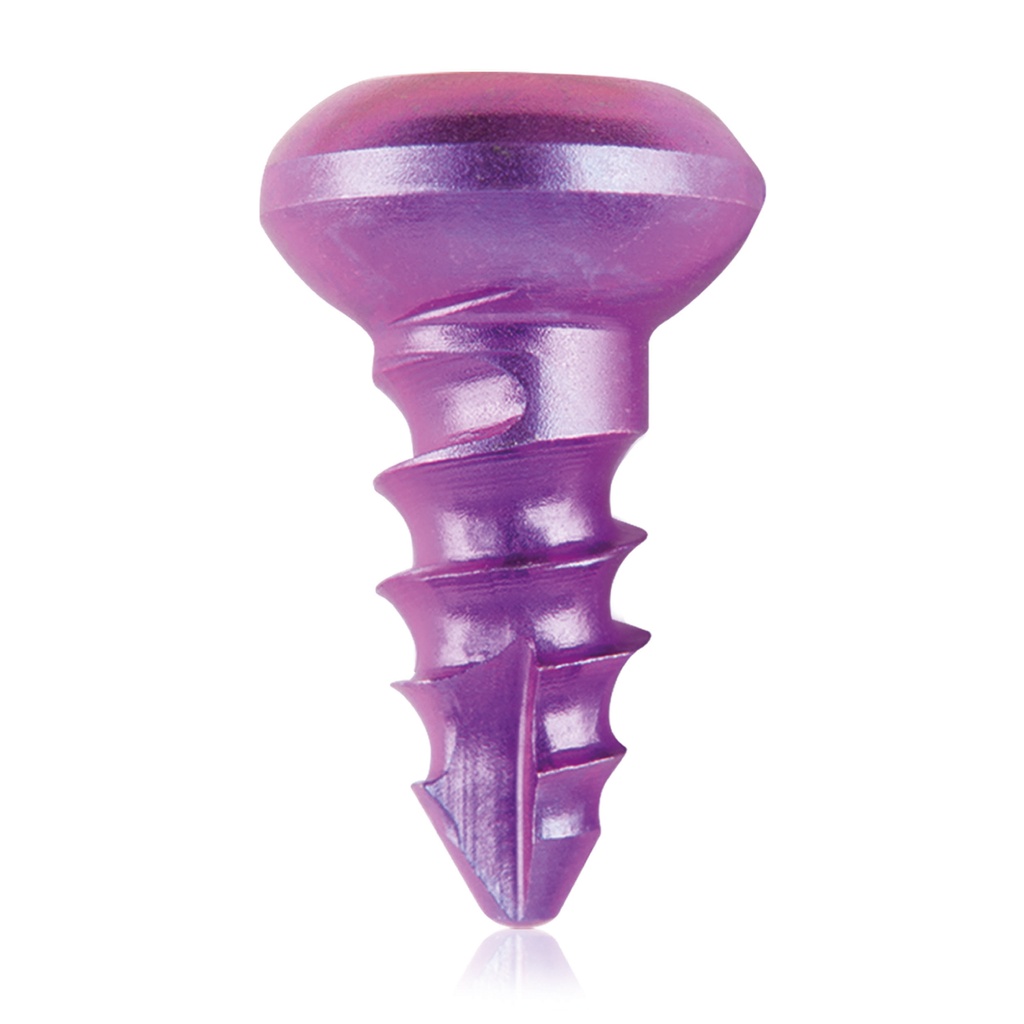 Vis corticales autotaraudeuses Ø 2,7 mm (titane), L = 6 mm Largura total: 8 mm