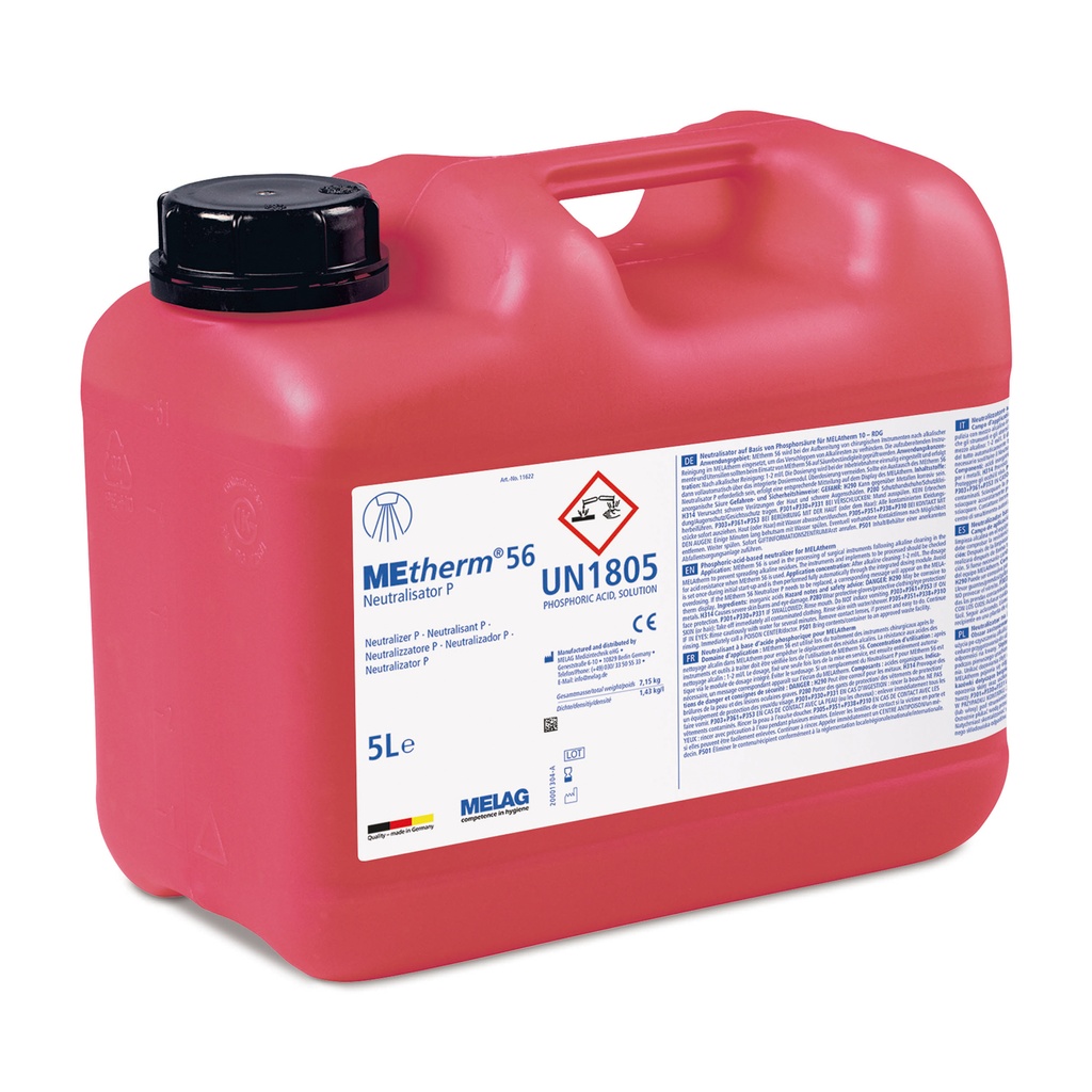 [56210015] Melatherm 56 Neutralisator P auf Phosphorsäurebasis, 5 l für Melatherm 10