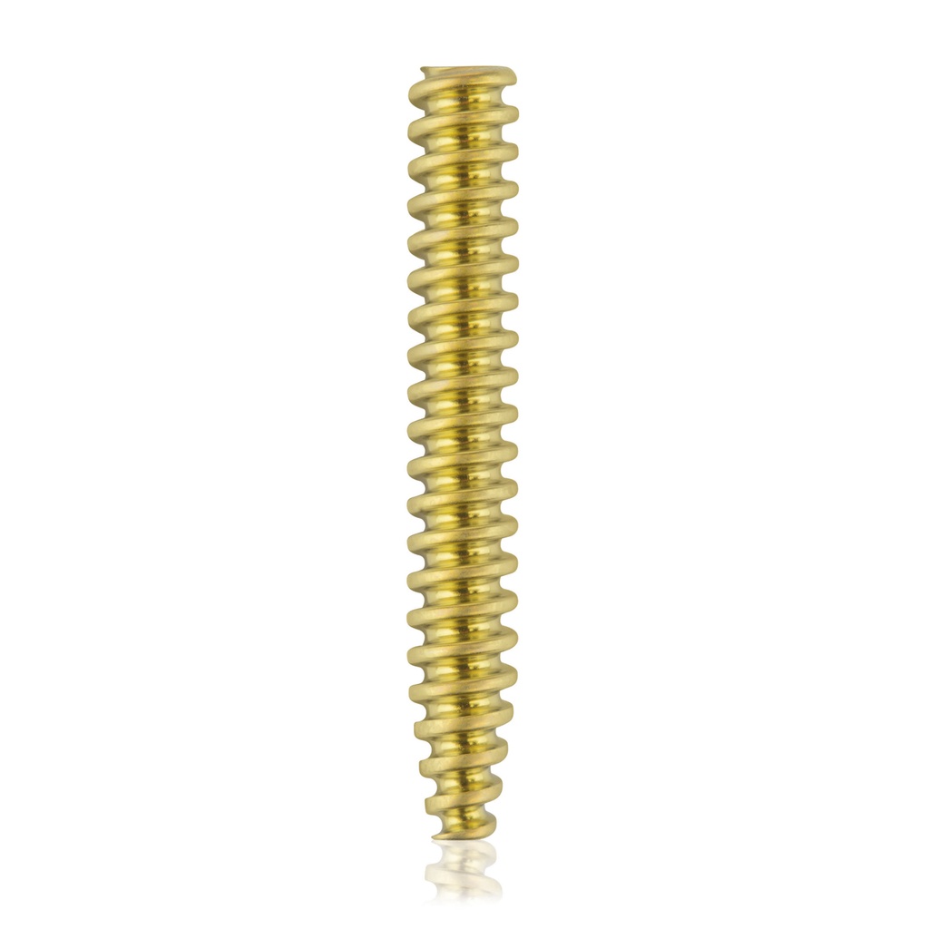 [191573] Titan-Interferenzschraube, Ø 4.5 x L30mm kanuliert, Ø Kanulierung 1.1mm, gold, HEX 2.5