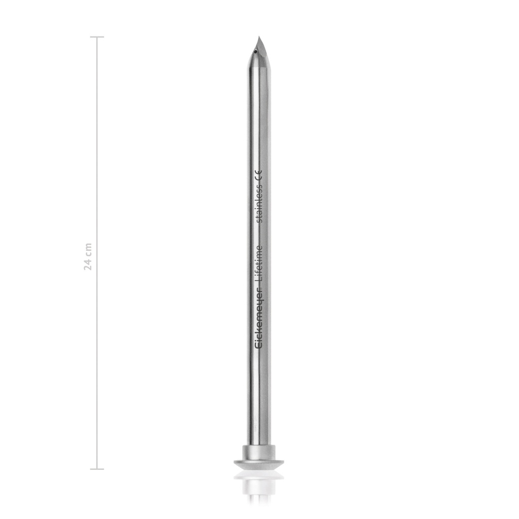 Trokár, háromélű, éles heggyel, Ø = 12,5 mm