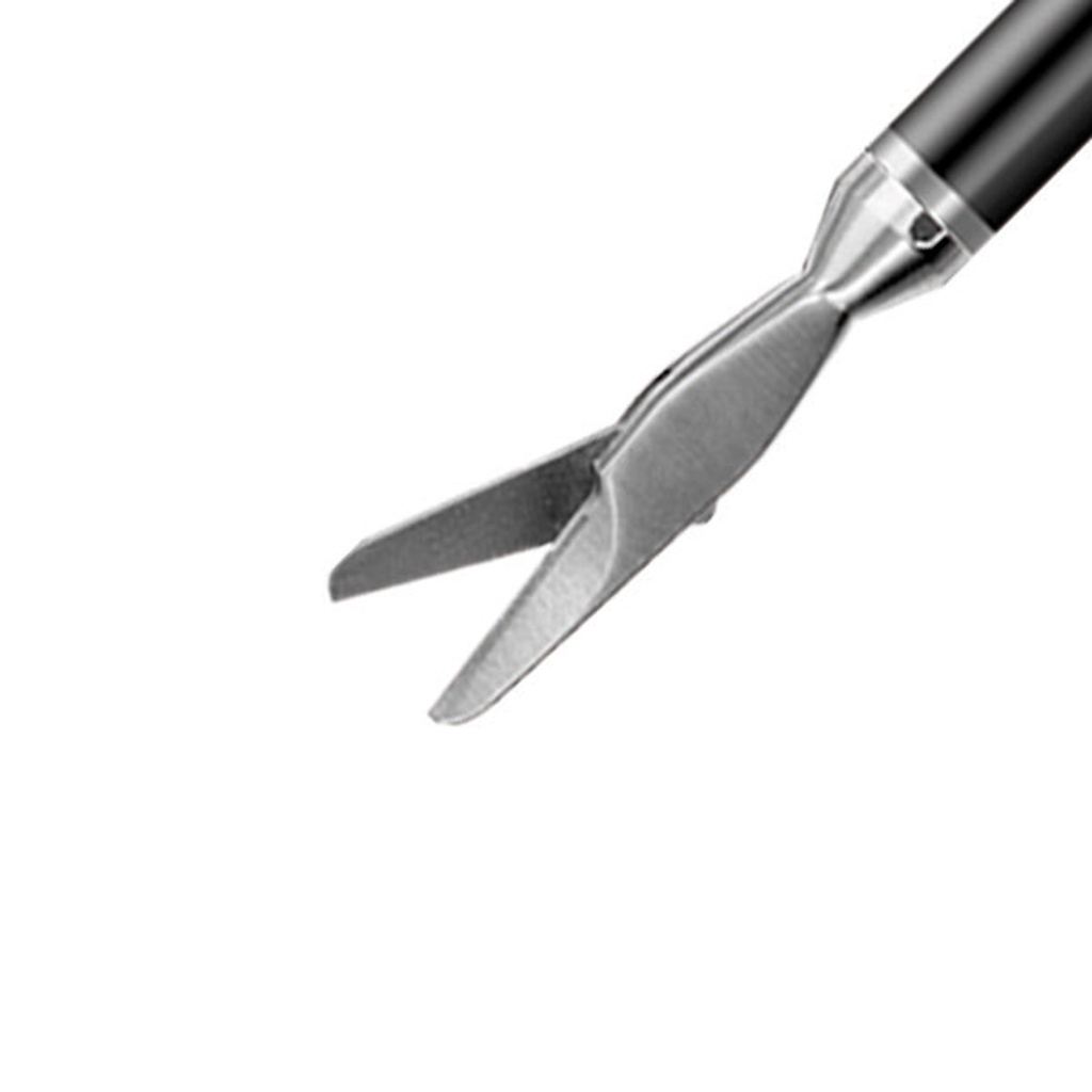 Ciseaux 10 mm, Longueur 45 cm pour la coagulation unipolaire Manche en PVC sans encoche