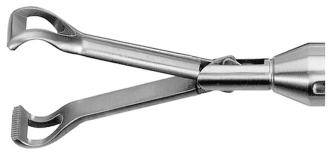 Fasszange BABCOCK, Ø 10 mm, L 450mm, drehbar, Handgriff mit Raste und HF-Anschluss