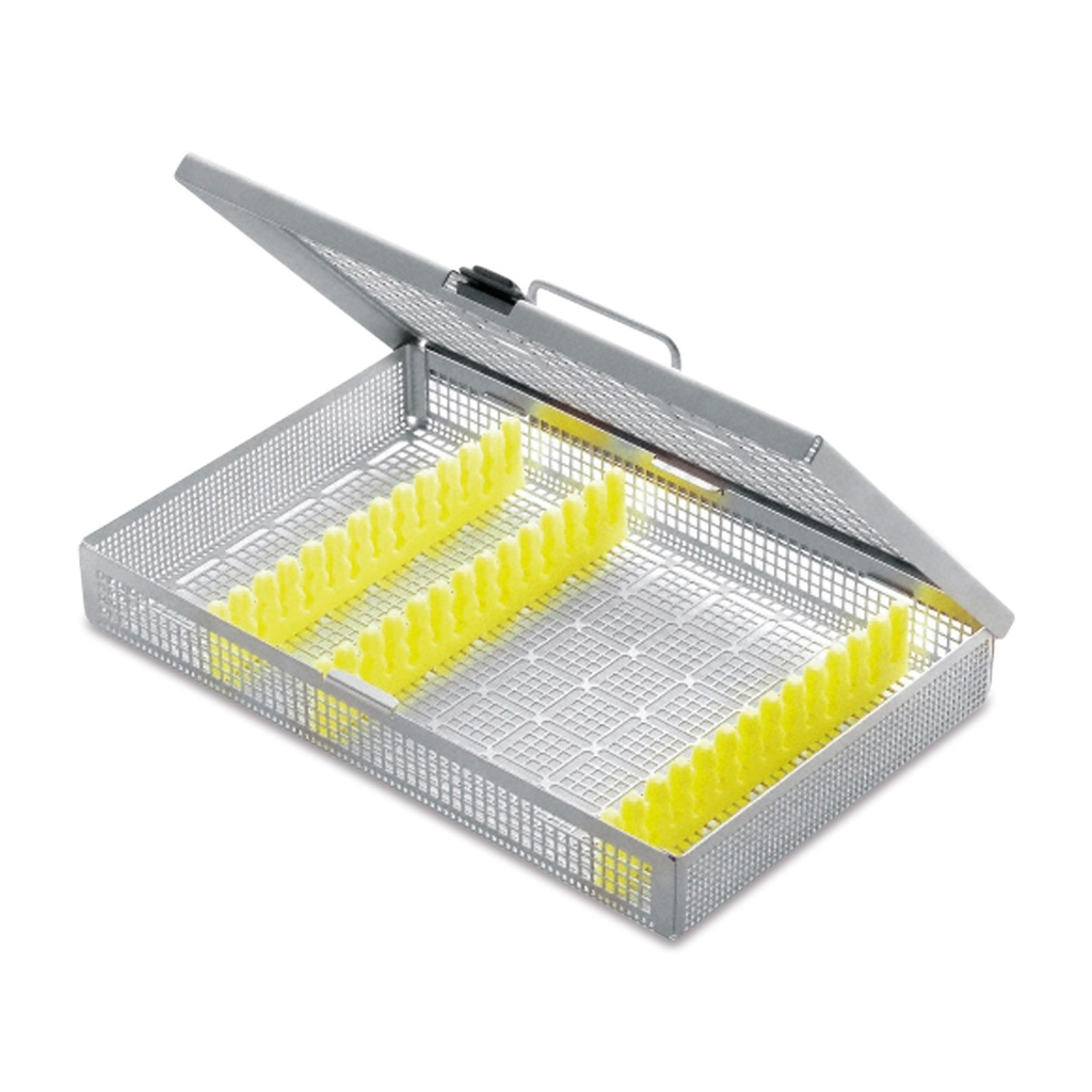 [56210004] Dental Siebtraykassette mit Intrumenten- Einsätzen 273 x 176 x 41 mm