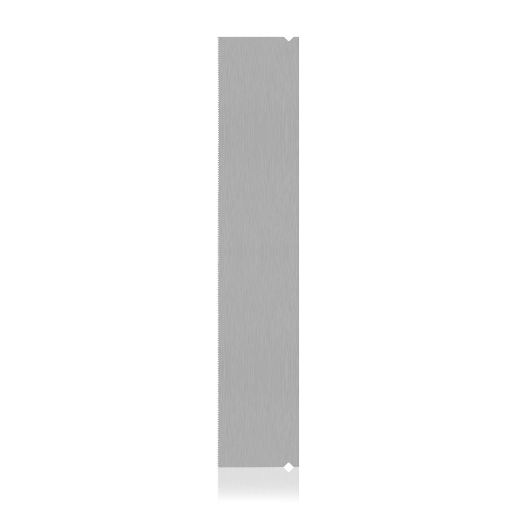 [197341] "Brass knuckles” fűrészpenge, 0,2 × 130 mm, vágási mélység: 18,8 mm, rozsdamentes acél, autoklávozható, 5 db/csomag