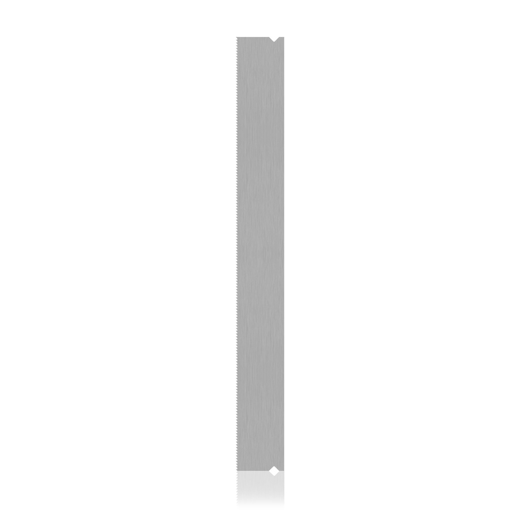 [197342] „Brass knuckles” fűrészpenge, 0,3 × 130 mm, vágási mélység: 8,8 mm, rozsdamentes acél, autoklávozható, 5 db/csomag