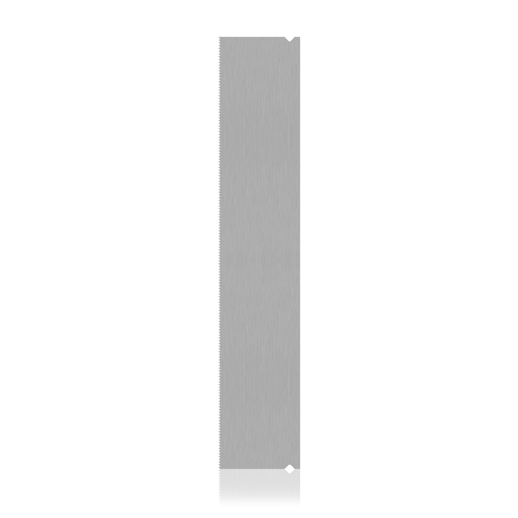 [197343] „Brass knuckles” fűrészpenge, 0,4 × 130 mm, vágási mélység: 18,8 mm, rozsdamentes acél, autoklávozható, 5 db/csomag