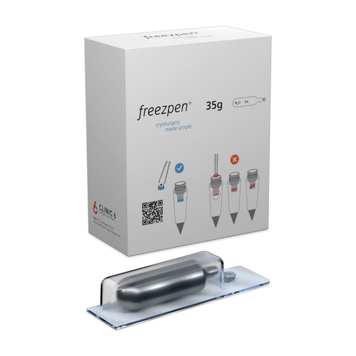 [173415] Freezpen 35g N2O Kartuschen, Box mit 6 Stück