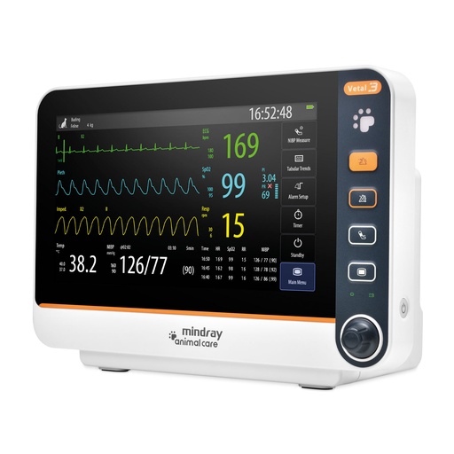 [321916] Patientenmonitor Vetal 3, 10" Bildschirm, Batterie