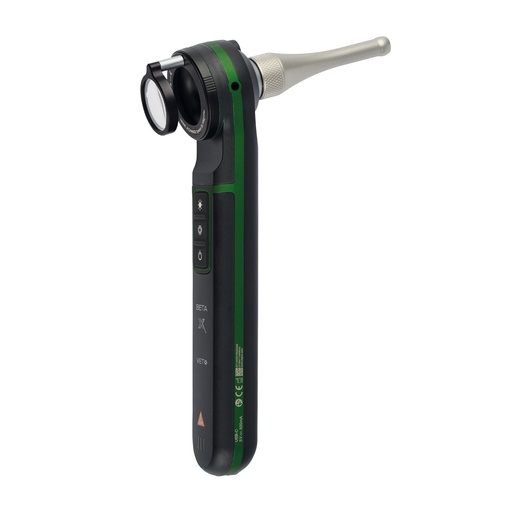 [302581] HEINE BETA X VET Otoscope , loupe HEINE® X CHANGE System SL, spéculums HEINE® XV4 et XV6, embouts jetables HEINE® AllSpec 4 mm, alimentation et étui HEINE® E4-USBC, G-130.28.330