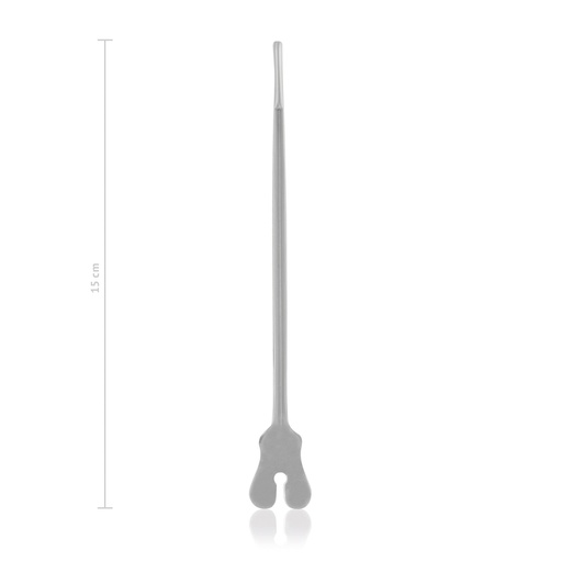 [155015] Sonda incavata con testina, 15 cm