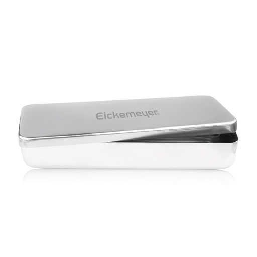 [517030] Conteneur d'instruments. 30 x 12,5 x 5 cm, acier inoxydable, avec couvercle