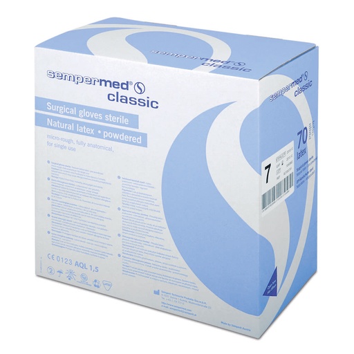 [930760] Gant chir. Sempermed, t. 6, stéril, boîte de 70 paires