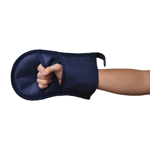 [705502] Röntgen-Handschutz, mittel, mit Klettverschluß, blau, Pb 0,5 mm, Paar Breite 18 cm, Länge 30 cm