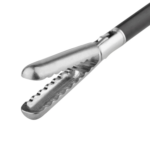 [30495015] Pinza a gancio, con attacco per coagulazione unipolare, Ø = 5 mm, L = 36 cm, manico in plastica