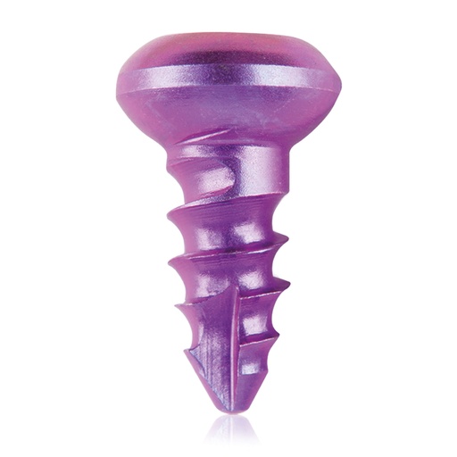 [19112801] Corticalis-Schraube Ø 2,7 mm. L=6mm selbstschneidend, Titan Gesamtlänge: 10 mm