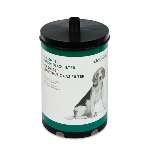 [21348806] Filtro gas anestetico EickSorber, incl. 2 mt di tubo gas di scarico, confezione da 6 pezzi